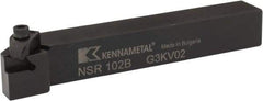 Kennametal - External Thread, Right Hand Cut, 5/8" Shank Width x 5/8" Shank Height Indexable Threading Toolholder - 4-1/2" OAL, N.2R Insert Compatibility, NS Toolholder, Series Top Notch - Benchmark Tooling