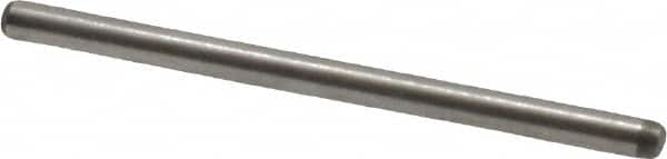 Made in USA - 1/16" Diam x 1" Pin Length 416 Stainless Steel Precision Dowel Pin - Passivated Finish, C 36-42 Hardness, 2 Beveled End - Benchmark Tooling