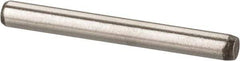 Made in USA - 1/16" Diam x 9/16" Pin Length 416 Stainless Steel Precision Dowel Pin - Passivated Finish, C 36-42 Hardness, 2 Beveled End - Benchmark Tooling