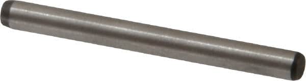 Made in USA - 3/32" Diam x 1" Pin Length 416 Stainless Steel Precision Dowel Pin - Passivated Finish, C 36-42 Hardness, 2 Beveled End - Benchmark Tooling