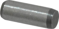 Made in USA - 3/32" Diam x 1/4" Pin Length 416 Stainless Steel Precision Dowel Pin - Passivated Finish, C 36-42 Hardness, 2 Beveled End - Benchmark Tooling