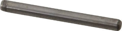 Made in USA - 1/8" Diam x 1-1/4" Pin Length 416 Stainless Steel Precision Dowel Pin - Passivated Finish, C 36-42 Hardness, 2 Beveled End - Benchmark Tooling