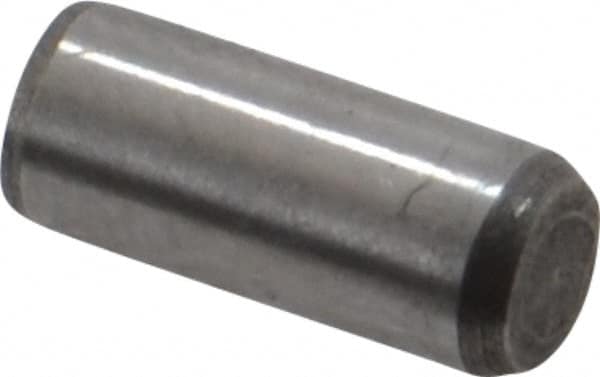 Made in USA - 5/32" Diam x 3/8" Pin Length 416 Stainless Steel Precision Dowel Pin - Passivated Finish, C 36-42 Hardness, 2 Beveled End - Benchmark Tooling