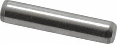 Made in USA - 5/32" Diam x 3/4" Pin Length 416 Stainless Steel Precision Dowel Pin - Passivated Finish, C 36-42 Hardness, 2 Beveled End - Benchmark Tooling