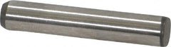 Made in USA - 3/16" Diam x 1" Pin Length 416 Stainless Steel Precision Dowel Pin - Passivated Finish, C 36-42 Hardness, 2 Beveled End - Benchmark Tooling