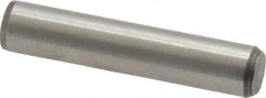 Made in USA - 1/4" Diam x 1-1/4" Pin Length 416 Stainless Steel Precision Dowel Pin - Passivated Finish, C 36-42 Hardness, 2 Beveled End - Benchmark Tooling