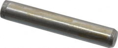 Made in USA - 1/4" Diam x 1-1/2" Pin Length 416 Stainless Steel Precision Dowel Pin - Passivated Finish, C 36-42 Hardness, 2 Beveled End - Benchmark Tooling