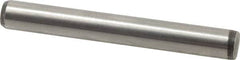 Made in USA - 1/4" Diam x 2" Pin Length 416 Stainless Steel Precision Dowel Pin - Passivated Finish, C 36-42 Hardness, 2 Beveled End - Benchmark Tooling