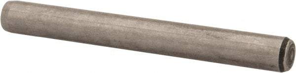 Made in USA - 1/4" Diam x 2-1/4" Pin Length 416 Stainless Steel Precision Dowel Pin - Passivated Finish, C 36-42 Hardness, 2 Beveled End - Benchmark Tooling