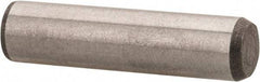 Made in USA - 5/16" Diam x 1-1/4" Pin Length 416 Stainless Steel Precision Dowel Pin - Passivated Finish, C 36-42 Hardness, 2 Beveled End - Benchmark Tooling