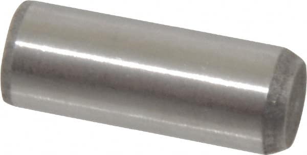 Made in USA - 3/8" Diam x 1" Pin Length 416 Stainless Steel Precision Dowel Pin - Passivated Finish, C 36-42 Hardness, 2 Beveled End - Benchmark Tooling