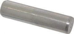 Made in USA - 3/8" Diam x 1-1/2" Pin Length 416 Stainless Steel Precision Dowel Pin - Passivated Finish, C 36-42 Hardness, 2 Beveled End - Benchmark Tooling