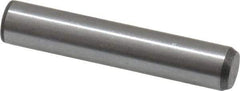 Made in USA - 3/8" Diam x 2" Pin Length 416 Stainless Steel Precision Dowel Pin - Passivated Finish, C 36-42 Hardness, 2 Beveled End - Benchmark Tooling