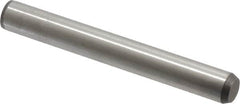 Made in USA - 3/8" Diam x 3" Pin Length 416 Stainless Steel Precision Dowel Pin - Passivated Finish, C 36-42 Hardness, 2 Beveled End - Benchmark Tooling