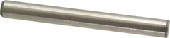 Made in USA - 3/8" Diam x 3-1/2" Pin Length 416 Stainless Steel Precision Dowel Pin - Passivated Finish, C 36-42 Hardness, 2 Beveled End - Benchmark Tooling