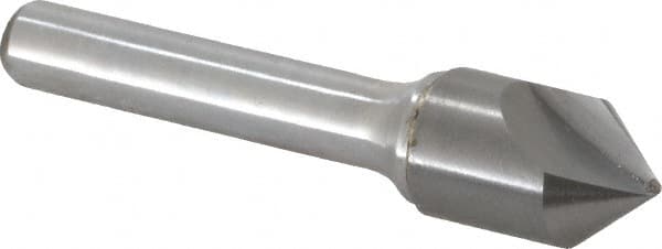 Keo - 1-3/4" Head Diam, 3/4" Shank Diam, 1 Flute 100° High Speed Steel Countersink - Benchmark Tooling