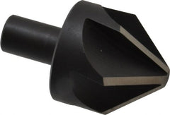 Keo - 2" Head Diam, 3/4" Shank Diam, 6 Flute 82° High Speed Steel Countersink - Benchmark Tooling