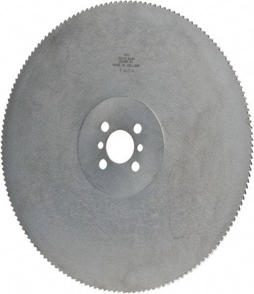 Kinkelder Saw - 315mm Blade Diam, 200 Teeth, High Speed Steel Cold Saw Blade - 40mm Arbor Hole Diam, 2.5mm Blade Thickness - Benchmark Tooling