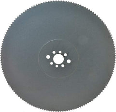 Kinkelder Saw - 350mm Blade Diam, 160 Teeth, High Speed Steel Cold Saw Blade - 32mm Arbor Hole Diam, 2.5mm Blade Thickness - Benchmark Tooling