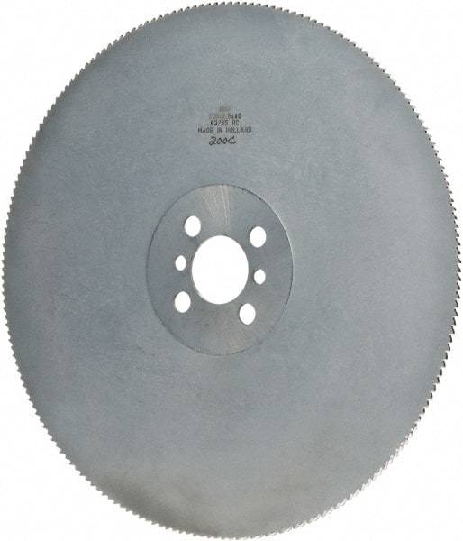 Kinkelder Saw - 350mm Blade Diam, 160 Teeth, High Speed Steel Cold Saw Blade - 40mm Arbor Hole Diam, 2.5mm Blade Thickness - Benchmark Tooling