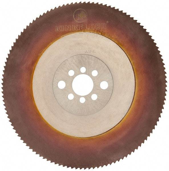 Kinkelder Saw - 250mm Blade Diam, 120 Teeth, High Speed Steel Cold Saw Blade - 32mm Arbor Hole Diam, 2mm Blade Thickness - Benchmark Tooling