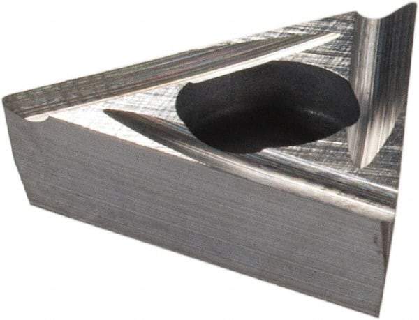 Komet - TOHX090202 G20 Grade K10 Carbide Boring Insert - Uncoated, 60° Triangle, 8° Relief Angle, 5.6mm Inscr Circle, 2.5mm Thick, 0.2mm Corner Radius - Benchmark Tooling