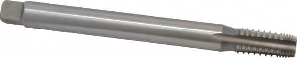 Hertel - 1/4-18 NPT, 5 Flute, High Speed Steel, Extension Pipe Tap - 6" OAL, 1-1/16" Thread Length - Benchmark Tooling
