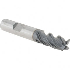 Square End Mill: 3/8X3/8X7/8X2-1/2 V7 4FL CARB ALTIN SEM