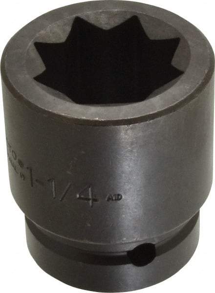 Proto - 1" Drive 1-1/4" Impact Socket - 8 Points, 2-13/16" OAL - Benchmark Tooling