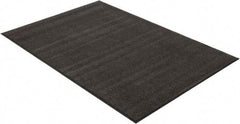 PRO-SAFE - 6 Ft. Long x 4 Ft. Wide, Poly Blended Carpet Surface, Cut Pile Entrance Matting - 3/8 Inch Thick, Indoor, Medium Traffic, Vinyl, Charcoal - Benchmark Tooling