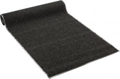 PRO-SAFE - 8 Ft. Long x 4 Ft. Wide, Poly Blended Carpet Surface, Ribbed Entrance Matting - 5/16 Inch Thick, Indoor, Medium Traffic, Vinyl, Black - Benchmark Tooling