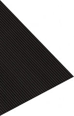 Entrance Mat: 75' Long, 3' Wide, Vinyl Surface Indoor & Outdoor, Heavy-Duty Traffic, Vinyl Base, Black