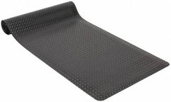 PRO-SAFE - 10' Long x 3' Wide, Dry Environment, Anti-Fatigue Matting - Black, Vinyl with Vinyl Sponge Base, Beveled on 4 Sides - Benchmark Tooling