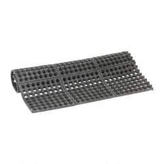 PRO-SAFE - 3' Long x 3' Wide x 5/8" Thick, Anti-Fatigue Modular Matting Tiles - Black, For Dry & Wet Areas, Series Pro-Safe - Benchmark Tooling
