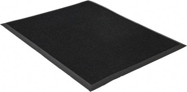 PRO-SAFE - 39 Inch Long x 32 Inch Wide, SBR Rubber Surface, Bristle Surface Entrance Matting - 5/8 Inch Thick, Indoor and Outdoor, SBR Rubber, Black - Benchmark Tooling