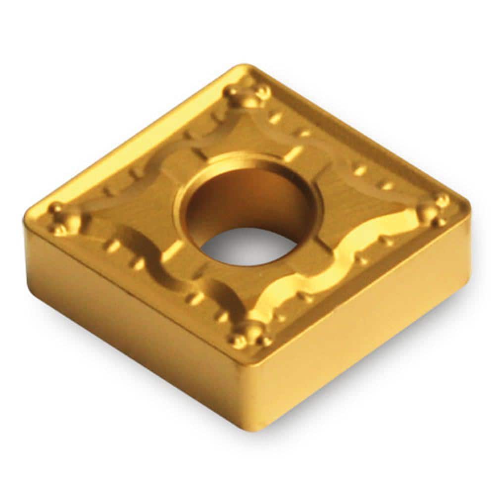 Turning Insert:  CNMG432PC TT5100,  Solid Carbide TiCN, Al2O3 & TiN Finish,  Neutral,  0.5080″ Long,  1/2″ Inscribed Circle,  0.0310″ Corner Radius,  80.0 &deg N/A Diamond,  Series  CNMG