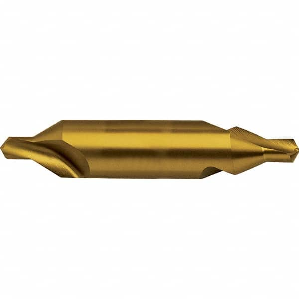 Guhring - Metric Plain Cut 60° Incl Angle High Speed Steel Combo Drill & Countersink - Benchmark Tooling