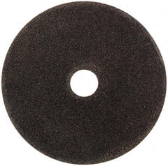 Metabo - 6" Medium Grade Zirconia Alumina Deburring Disc - 1" Center Hole, Spindle Mount Connection, Black - Benchmark Tooling