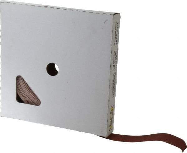 Tru-Maxx - 1" x 50 Yd 280 Grit Aluminum Oxide Cloth Roll - Very Fine Grade, J Weighted Backing - Benchmark Tooling