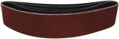 Tru-Maxx - 6" Wide x 79" OAL, 80 Grit, Aluminum Oxide Abrasive Belt - Aluminum Oxide, Medium, Coated, X Weighted Cloth Backing, Dry - Benchmark Tooling