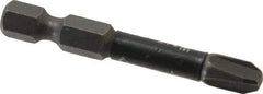 Wera - #3 Phillips Screwdriver Bit - 1/4" Hex Drive, 2" OAL - Benchmark Tooling