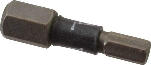 Wera - 4mm Hex Screwdriver Bit - 1/4" Drive, 1" OAL - Benchmark Tooling