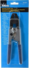 Ideal - 10" OAL Crimping Pliers - Vinyl Coated Handle - Benchmark Tooling