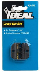 Ideal - Terminal Crimper - Insulated Terminal 22-10 AWG - Die Set Only Style - Benchmark Tooling