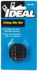 Ideal - RG-58, RG-59/62 Crimping Die Set - Use with Crimpmaster Ratcheting Crimp Tool - Benchmark Tooling