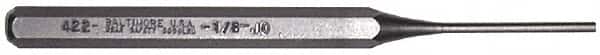 Mayhew - 1/8" Pin Punch - 6" OAL, Steel - Benchmark Tooling