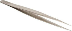 Aven - 5-5/16" OAL SS-SA Precision Tweezers - Straight, Extra Long & Narrow - Benchmark Tooling