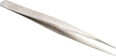 Aven - 4-1/4" OAL 3C-SA Precision Tweezers - Straight, Subminiature Assembly - Benchmark Tooling