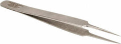 Aven - 4-1/2" OAL 5-SA Precision Tweezers - Tapered Ultra Fine, Subminiature Assembly - Benchmark Tooling