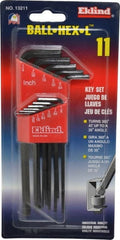 Eklind - 11 Piece L-Key Ball End Hex Key Set - Benchmark Tooling